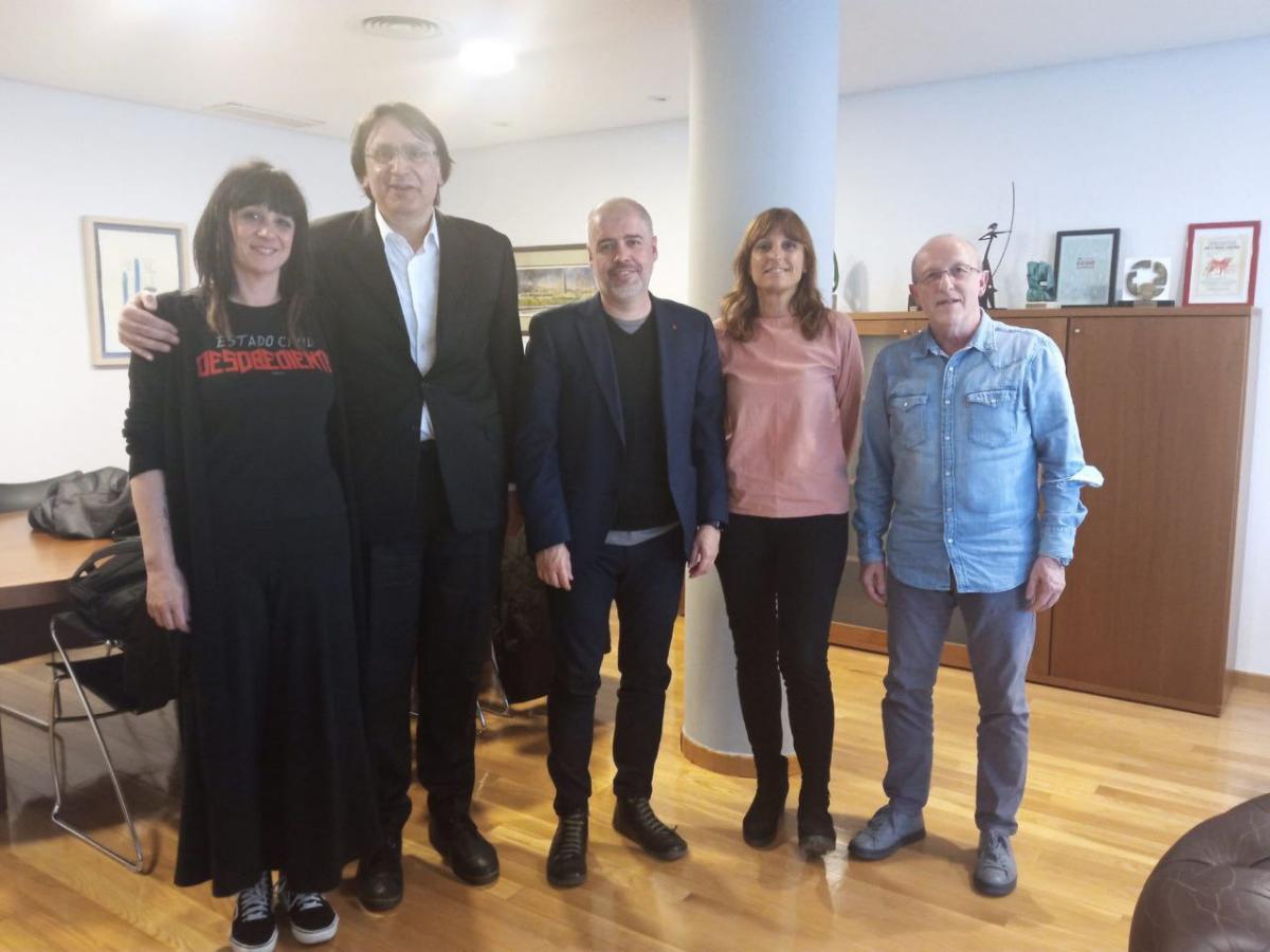 De izq a dcha; Garie Espejo, Kemal zkan, Unai Sordo, Cristina Faciaben y Juan Blanco