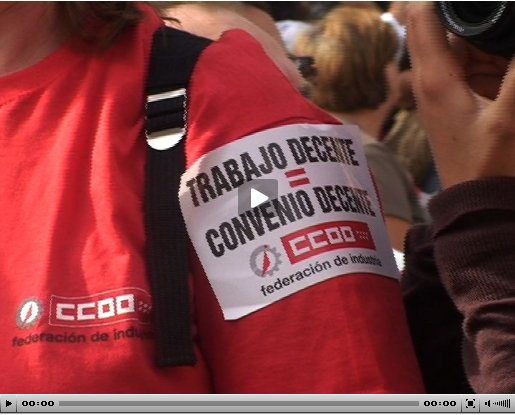 Industria de CCOO exigi el 7 de octubre el desbloqueo de los convenios